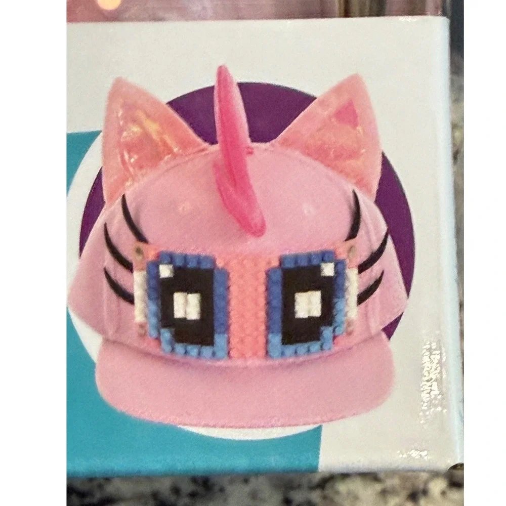 My Little Pony Pinkie Pie Bricky Blocks Build-On Snapback‎ Kit DIY Hat Pink New